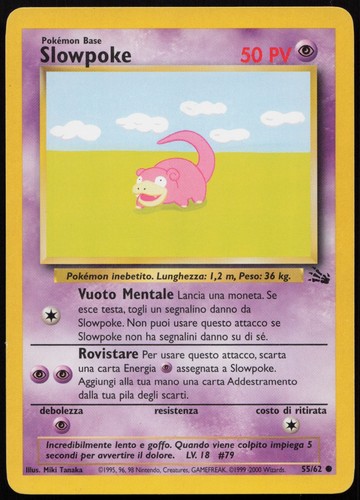 Pokemon tcg slowpoke 62 - pokemon,