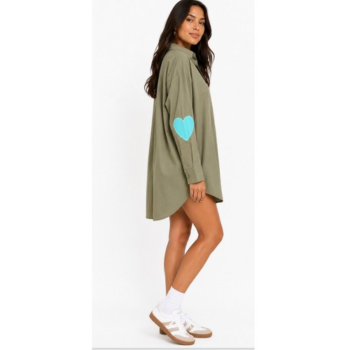 Karyn prato oliva mini camicia - karyn,