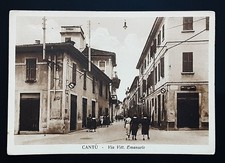 CANTÙ VIA VITTORIO EMANUELE ANIMATA ! CARTOLINA N.V. ANNI 40 CA. FG