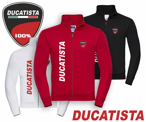 Felpa zip intera - zip, ducatista