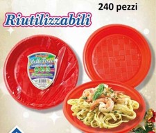 Set 240 Pezzi Piatti Fondi