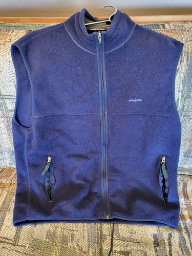 Gilet pile blu navy - in, xl