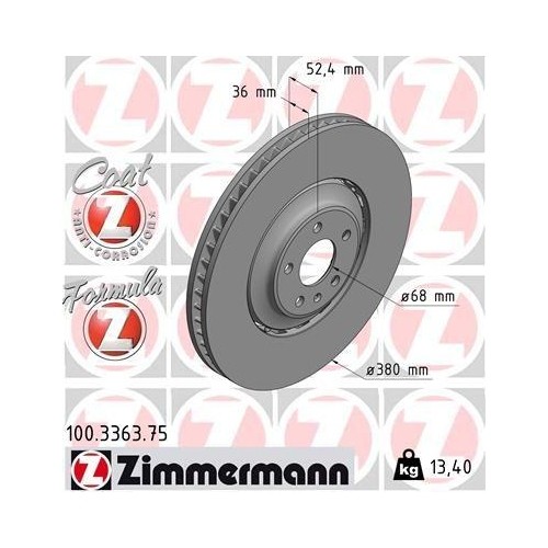 Zimmermann disco freno - disco,