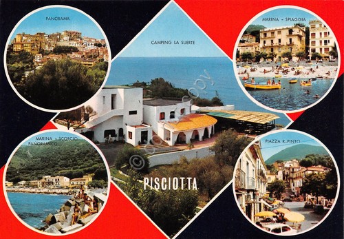 Cartolina pisciotta vedute - cartolina,