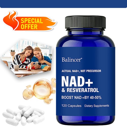 Capsule nad resveratrolo - capsule, nad+