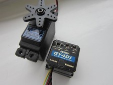 Giroscopio Futaba Gy401 con servo coda rapida S9254 abbinato