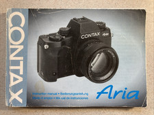 CONTAX Aria Manuale Multilingue Inglese Franc. Espaniol, 260 p., 1999