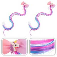  Extension Capelli Bambine Accessori Ricci Per Ragazza Mollette Bambini