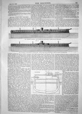 Vecchia Stampa 1866 Nuova
