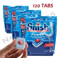 120 PASTIGLIE LAVASTOVIGLIE TABS DETERSIVO PIATTI FINISH POWERBALL ALL IN 1