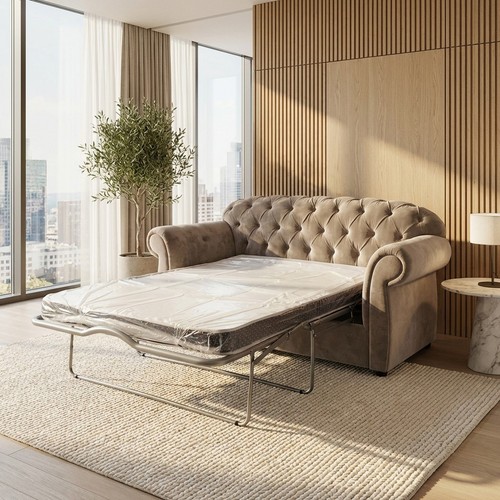Divano letto chesterfield - divano, 2
