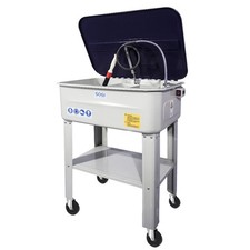 VASCA DI LAVAGGIO CON RECUPERO VASCA LAVAPEZZI CON POMPA E RUOTE SOGI SP-LV-ER