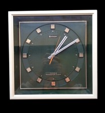 *HH* Orologio da parete Hitachi Transistor clock 4 jewels design anni 70 vintage