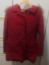 Giacca Woolrich Arctic Parka Ramar Donna Rosso, tg M con Pelliccia removibile