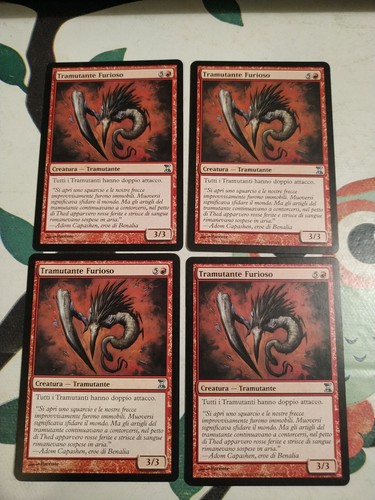 Tramutante furioso mtg non - 4x,