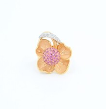 Anello in Oro 18k con zaffiri