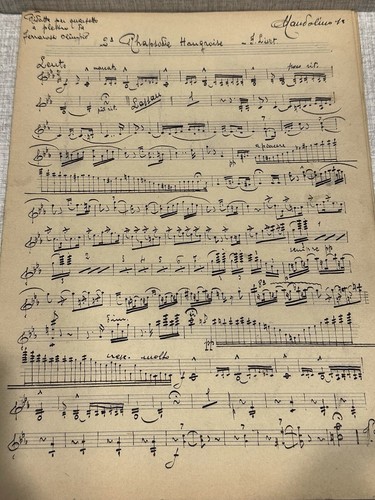 Spartito antico rhapsodie - spartito, 2a