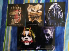 BATMAN TRILOGIA - 5 Stampe - cartoline - nemici Batman - Joker