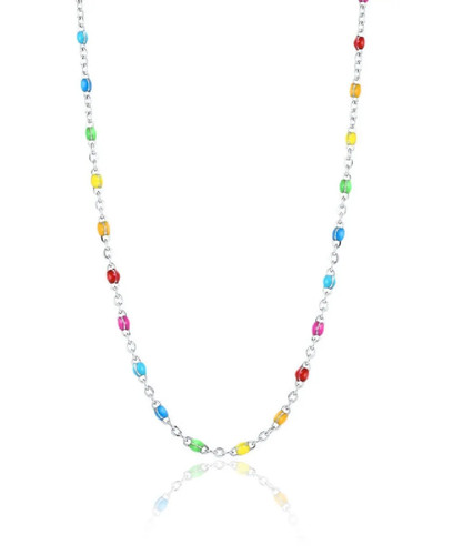 Collana bambina acciaio - collana,
