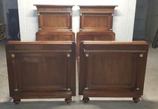 LETTO MATRIMONIALE COMPOSTO DA 2 LETTI SINGOLI STILE IMPERO FINE 800