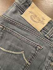 Jacob Cohen  jeans uomo W 33 in denim di cotone grigio