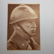 Rodi Egeo Rara  cartolina militare con Timbro P.N.F. 1941 francobollo Rodi c.20