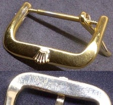 Original Vintage Rolex Buckle Fibbia 20mm inner Yellow Gold Plated Mint ! L@@K !