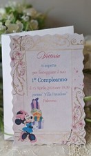 Invito 1° Compleanno Topolino