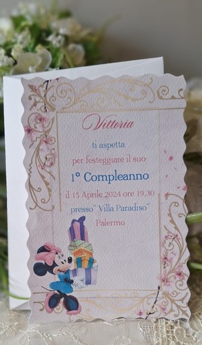 Invito compleanno topolino - invito,