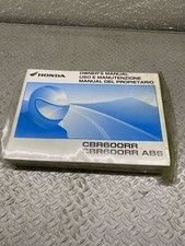 libretto uso e manuntenzione cbr 600 rr abs origine
