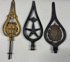 Puntali in bronzo per asta