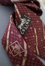 CRAVATTA UOMO (TIE)  vintage Celine Paris made in Spagna  New!  rare