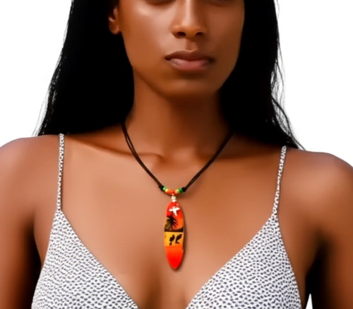 Collana denti squalo rasta - di,