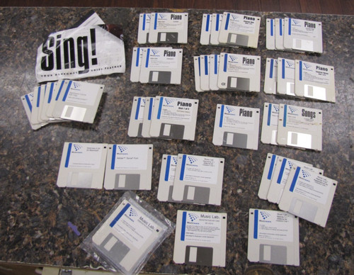 Lot vintage musicware - lot,