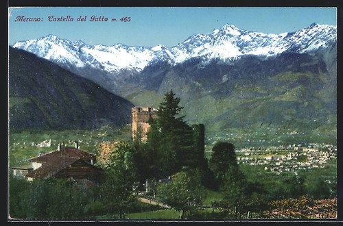 Merano panorama castello - panorama,