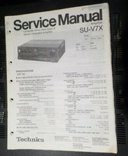 Technics SU-V7X Amplificatore Integrato Manuale di Servizio 