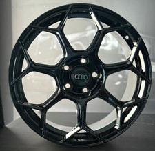 KIT 4 CERCHI IN LEGA AUDI 8X18 5X112 ET45 66,60 GMP RACEWAY NERO CORSA