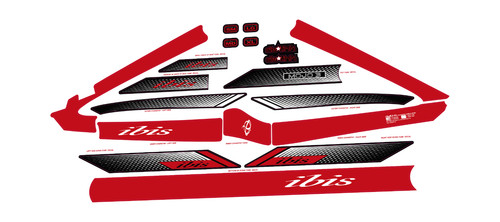 Kit adesivi telaio mtb - kit,