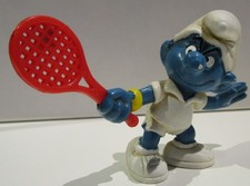 398-PUFFI-PUFFO TENNIS-2.0049-HONG KONG © 1978 PEYO SCHLEICH Ⓢ W.BERRIE &CO.