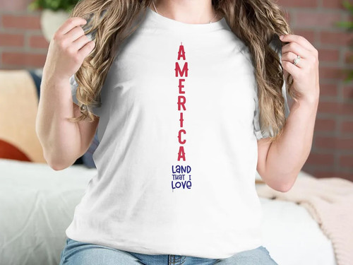 Maglietta unisex america land - maglietta,