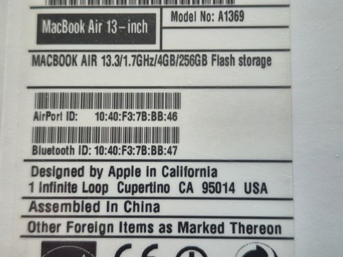 Apple macbook air - apple,