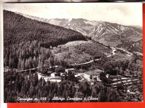 Cartolina campigna s - b/n,