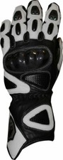 Guanti moto pista racing pelle - guanti,