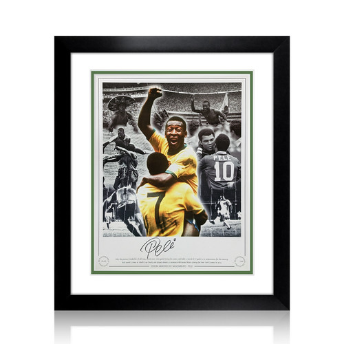 Pele signed brazil - signed,