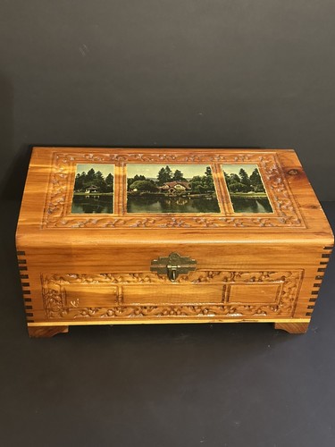 Portagioie vintage legno