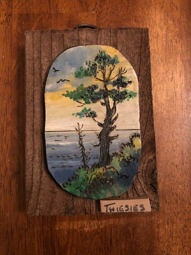 Targa dipinta mano legno - dipinta,
