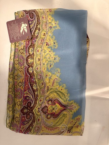 Etro sciarpa seta 16in - 16in, ×