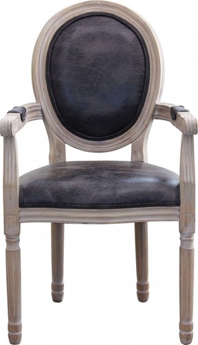 Poltrona classica ecopelle - classica, in
