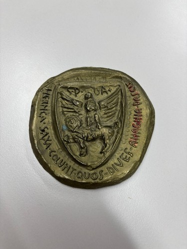 Placca bronzo grifone - placca, perugia