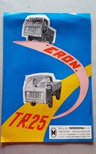Meroni ERON TR 25 1961 depliant autocarro originale brochure